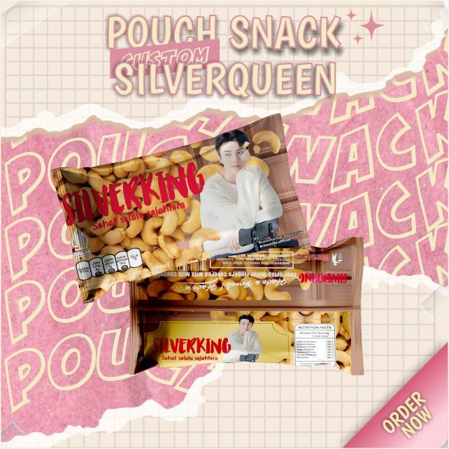 

Snack Pouch Jumbo Custom Silverqueen