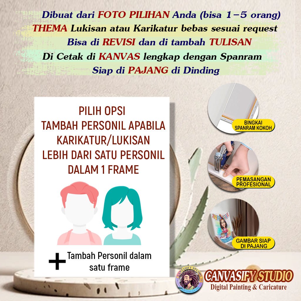 

Karikatur atau Lukisan tambah Personil