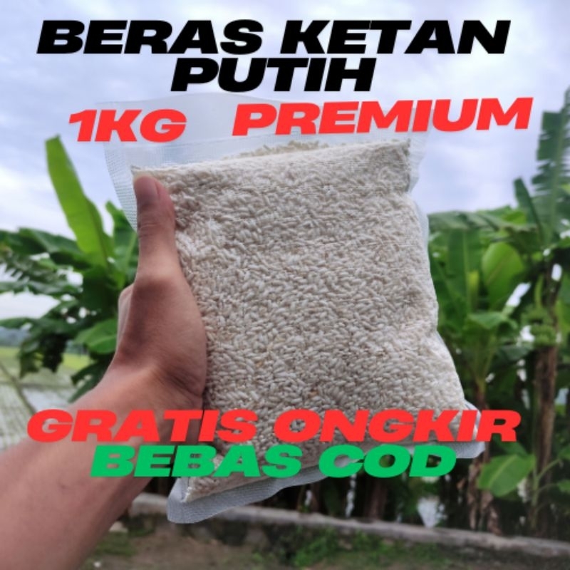 

BERAS KETAN PUTIH PREMIUM 1KG - KEMASAN VACUUM