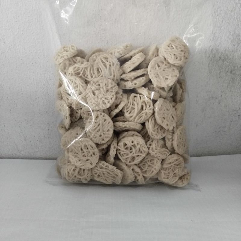 

Kerupuk mentah Bangka super ukuran mini ikan tenggiri 500 gram