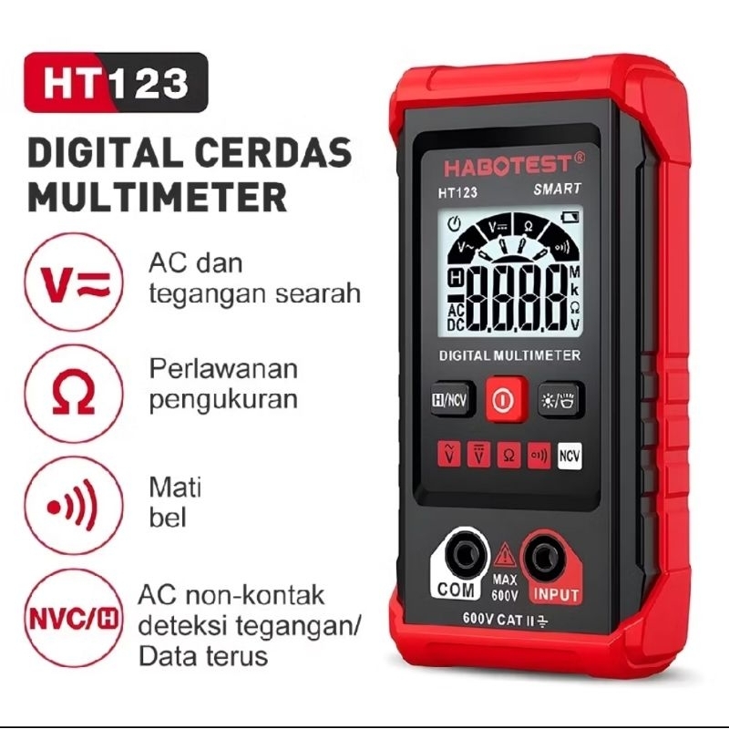 Multitester Habotest HT123 Multi Smart Auto