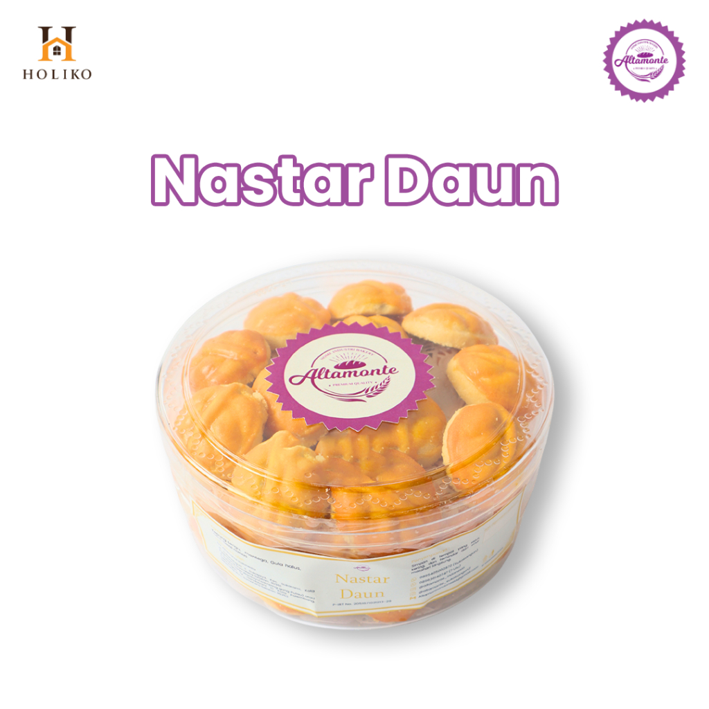 

HOLIKO - Kue Kering Premium Nastar Daun, Keju dan Kelepon Altamonte