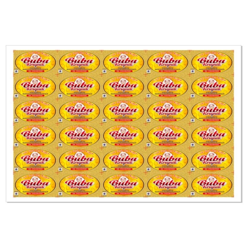 

Stiker Label Snack Murah Meriah (anti luntur)