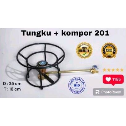 Kompor Mawar 201 + Tungku Bulat Kecil / Kompor Semawar 201 + Tungku Bulat Kecil / kompor mawar set /
