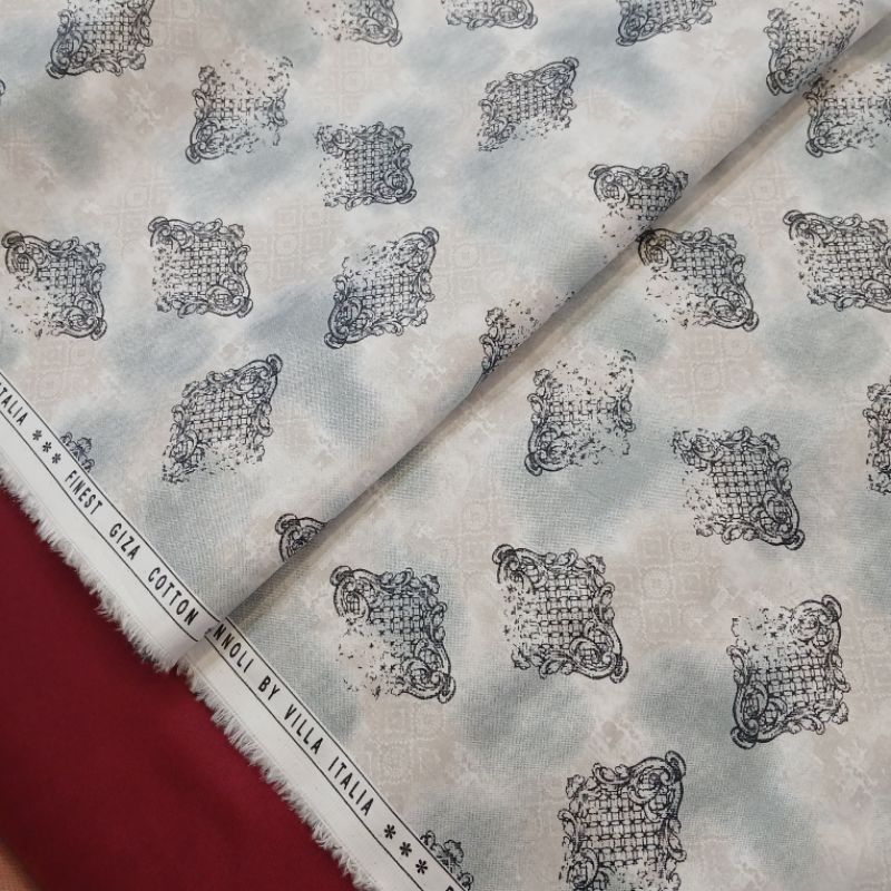 Kain katun Giza Italy/ Kain katun premium motif