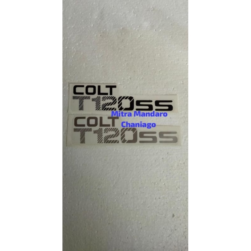 stiker mobil pickup Mitsubishi colt T 120 SS / TULISAN COLT T 120 SS