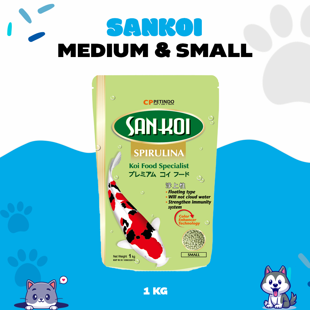 SANKOI MEDIUM & SMALL - PAKAN IKAN