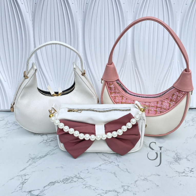 PAKET BUNDLING 3 PCS TAS SELEMPANG WANITA WULAN VITA SOVIA Cewek kekinian