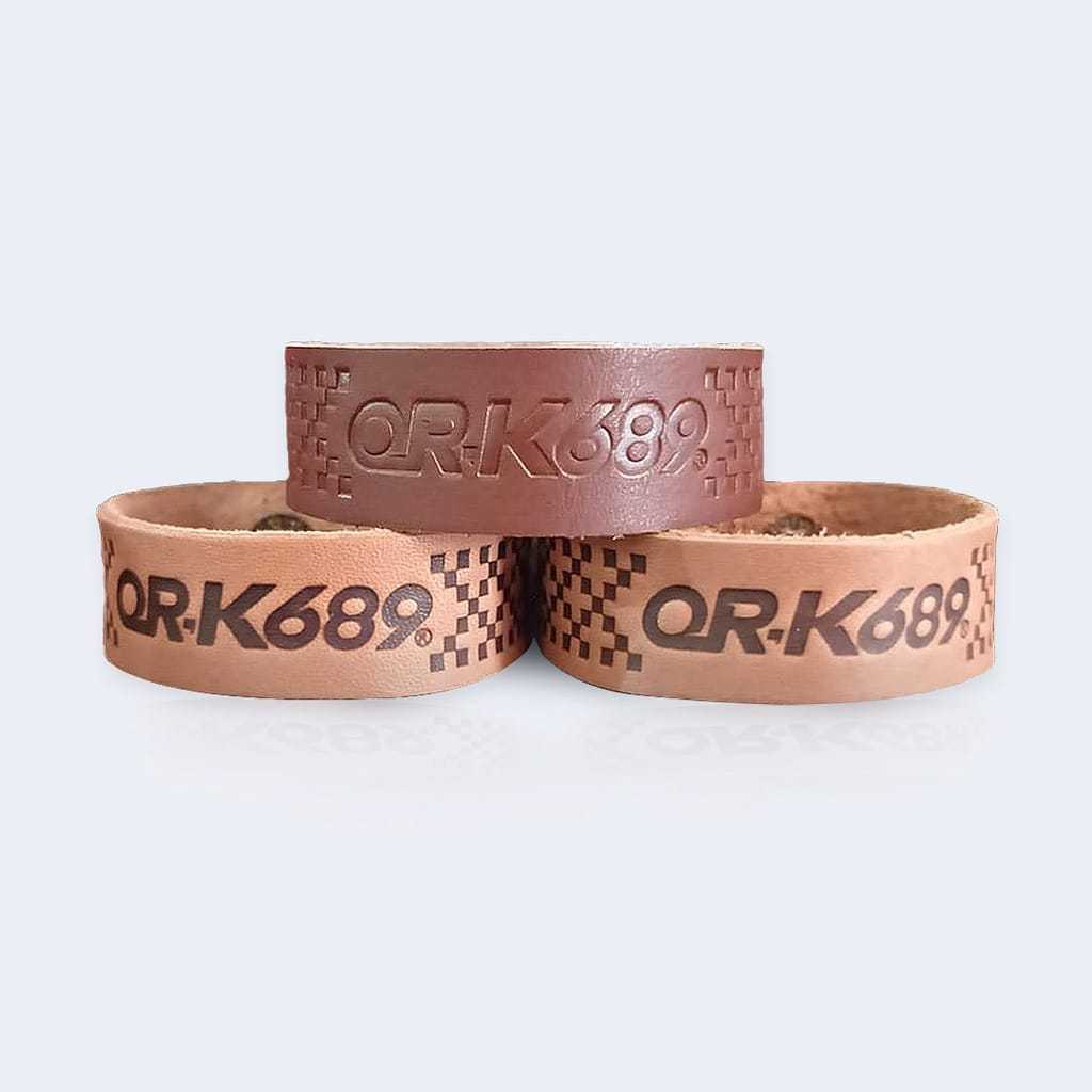 Gelang kulit Pria Bracelet original Bangle leather Ork689