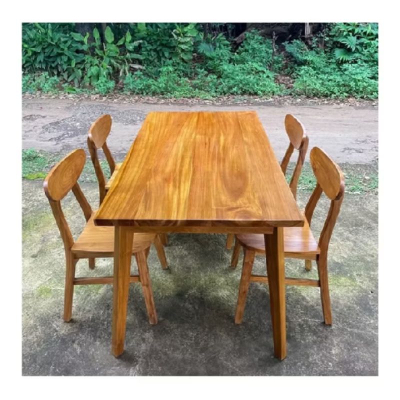 Meja makan minimalis kursi 4/ meja makan kursi ropan/ meja makan minimalis