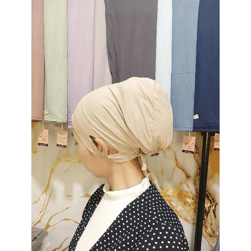 Ciput Lubang telinga Arab rayon /ciput inner / inner hijab