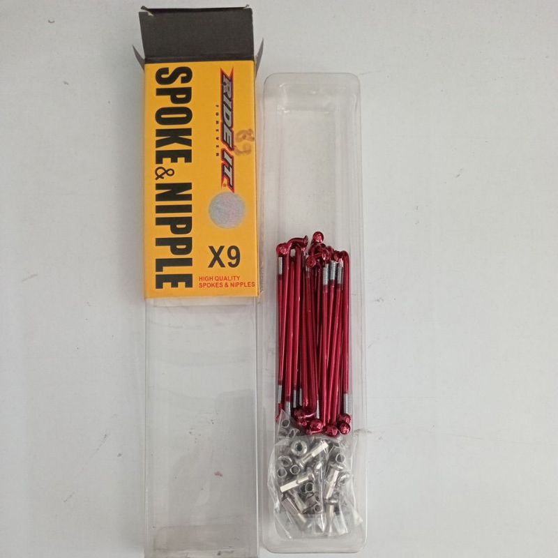 Ruji warna merah ukuran 89