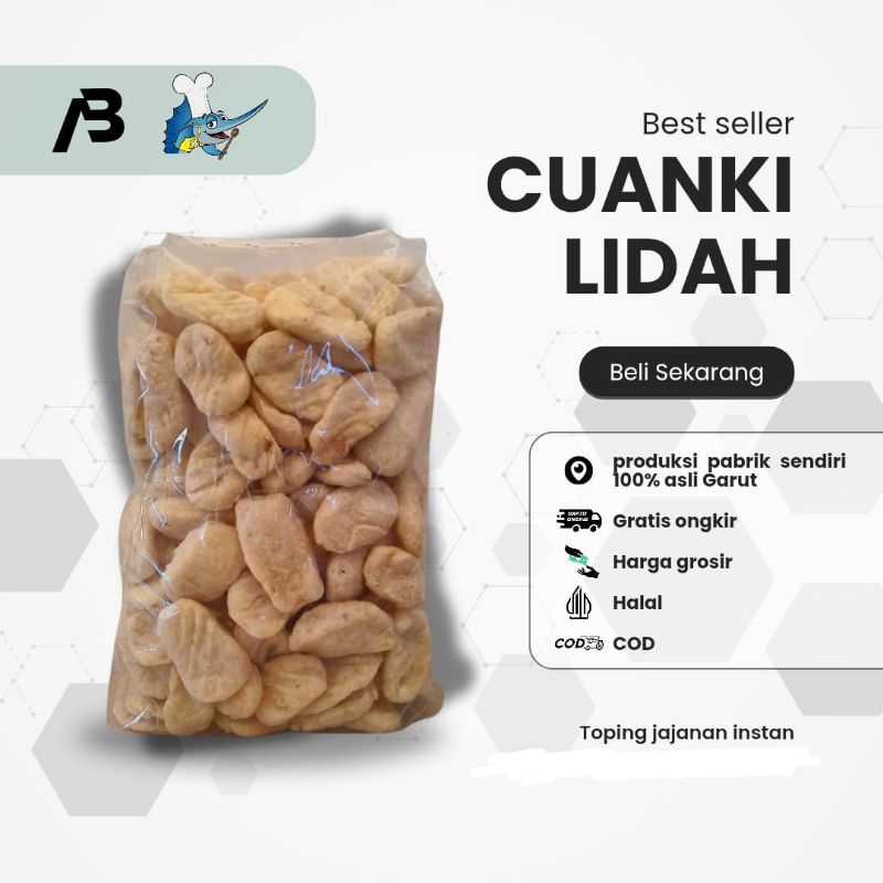 

Toping Seblak CUANKI LIDAH isi 500 pcs fre packing