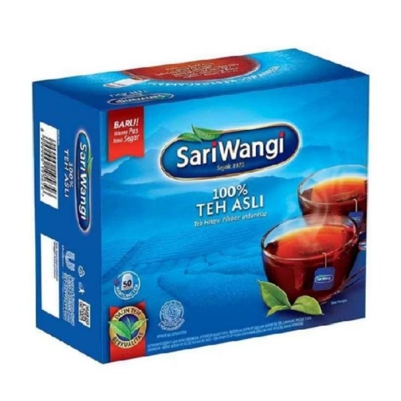 

Sariwangi 100% Teh Asli Isi 50 Bag Tea