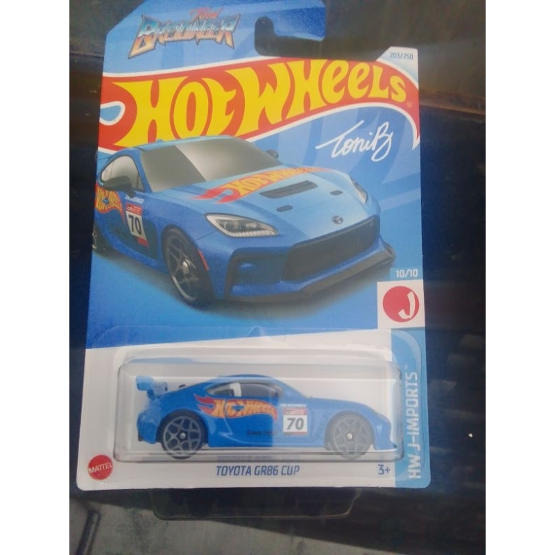 hotwheels Toyota GR86 Cup biru