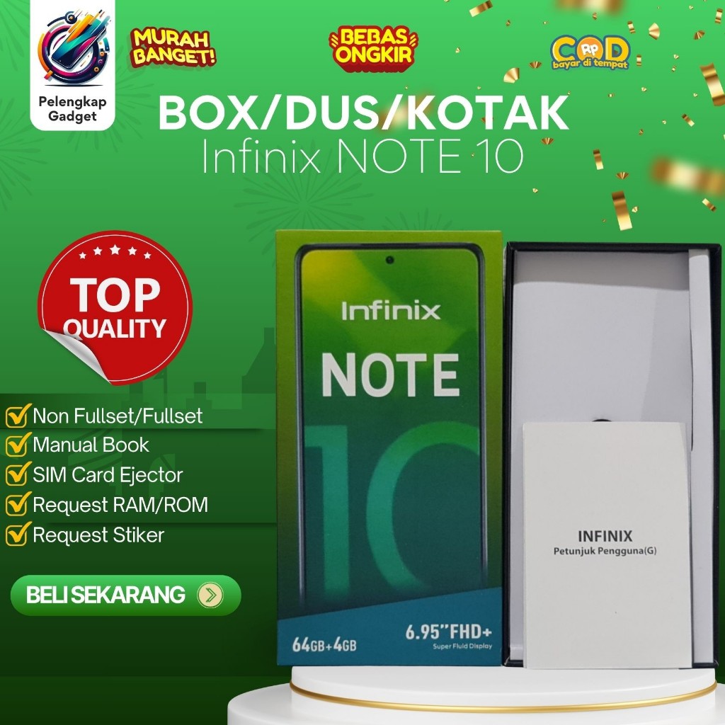 

BOX/DUS/KOTAK Infinix NOTE 10