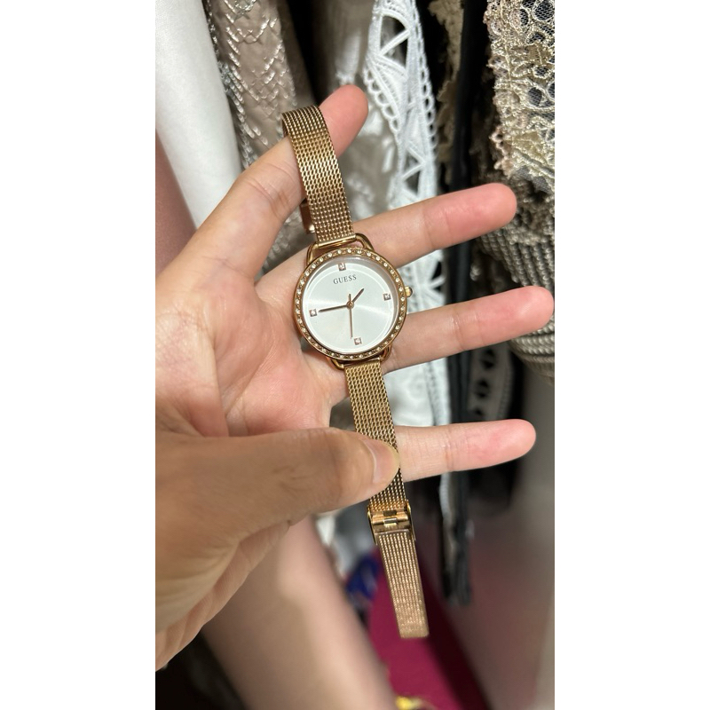 JAM TANGAN GUESS ROSE GOLD ORIGINAL 100%