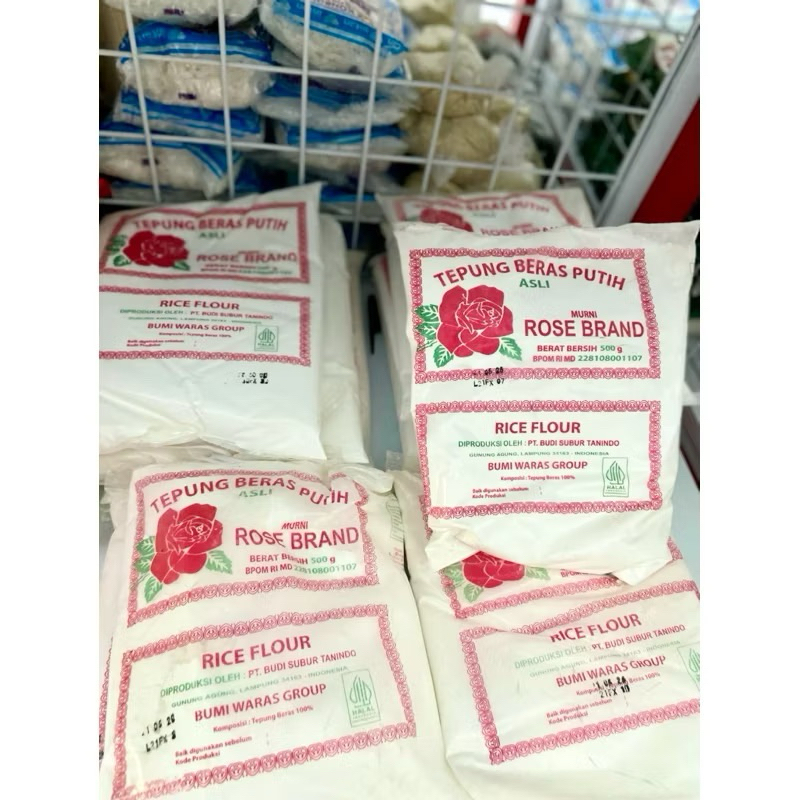 

tepung beras rose brand 500g 20pc | 1 carton