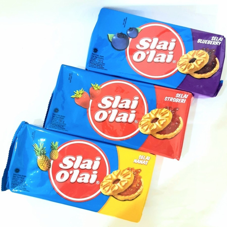 

ROMA SLAI OLAI BISKUIT SUSU SELAI 192 GRAM STROBERI / NANAS / BLUEBERRY ALL VARIANT