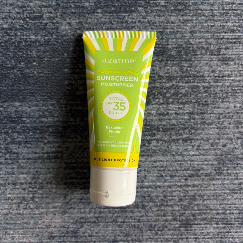 [new segel] azarine ss suncreen calm my acne 40g spf 35