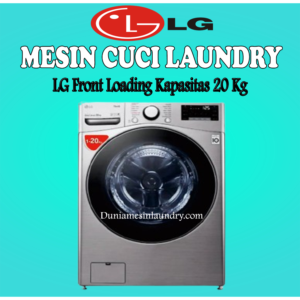 Jual Mesin Cuci Laundry LG Front Loading Kapasitas 20 Kg
