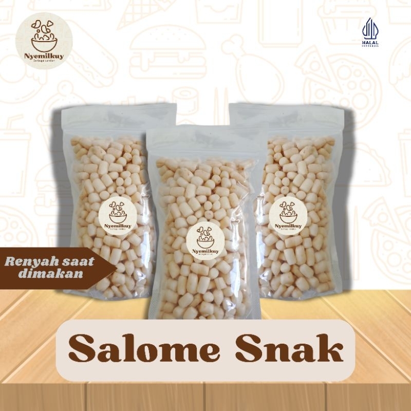 

Snack camilan Salome gurih, renyah, dan harga terjangkau