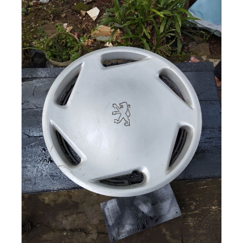 cover tutup velg dop wheel dop peugeot ring 14 original seken