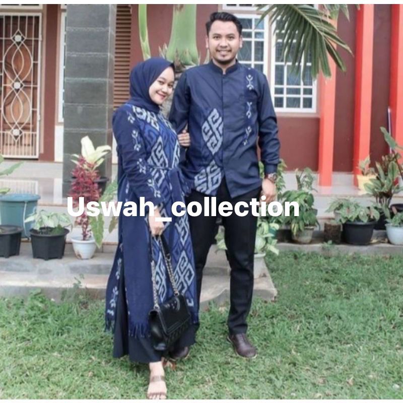 Baju tenun couple - baju tenun - baju couple - baju kondangan - baju prewedding - couple tenun - ten