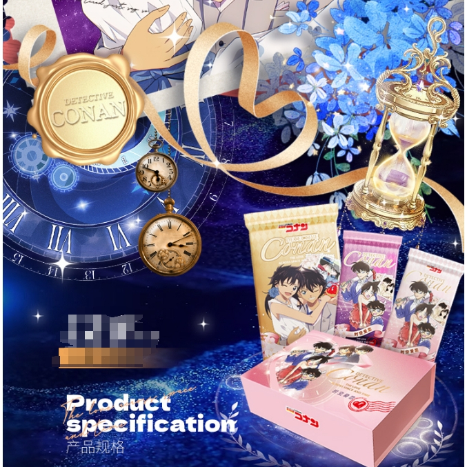 Kashengshe Conan Card Edogawa Konan Kudou Shinichi Anime Peripherals Birthday The Eternal Covenant C