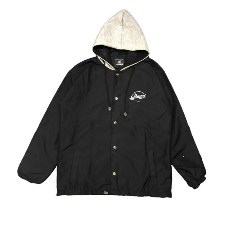 Grazzi Coach Jacket Hoodie Black Unisex