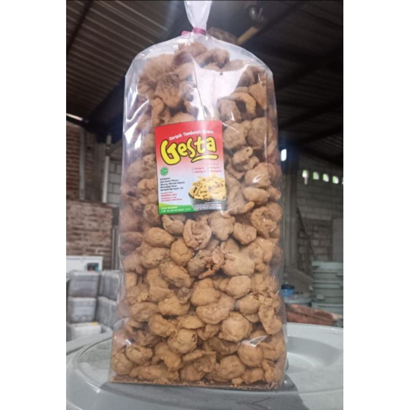 

Ukf5Pc6F4H (Kuliner.Kita) Keripik Ampela Ayam 1Kg Keripik Tembelok Ayam Krispy Empuk Tebal Lezat