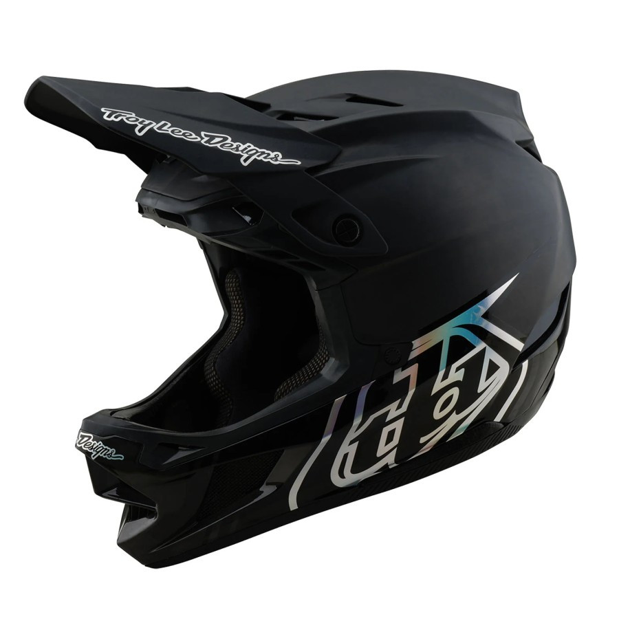 Helm TLD D4 Carbon Stealth Black Helm Sepeda TLD D4 Carbon 2025 Original
