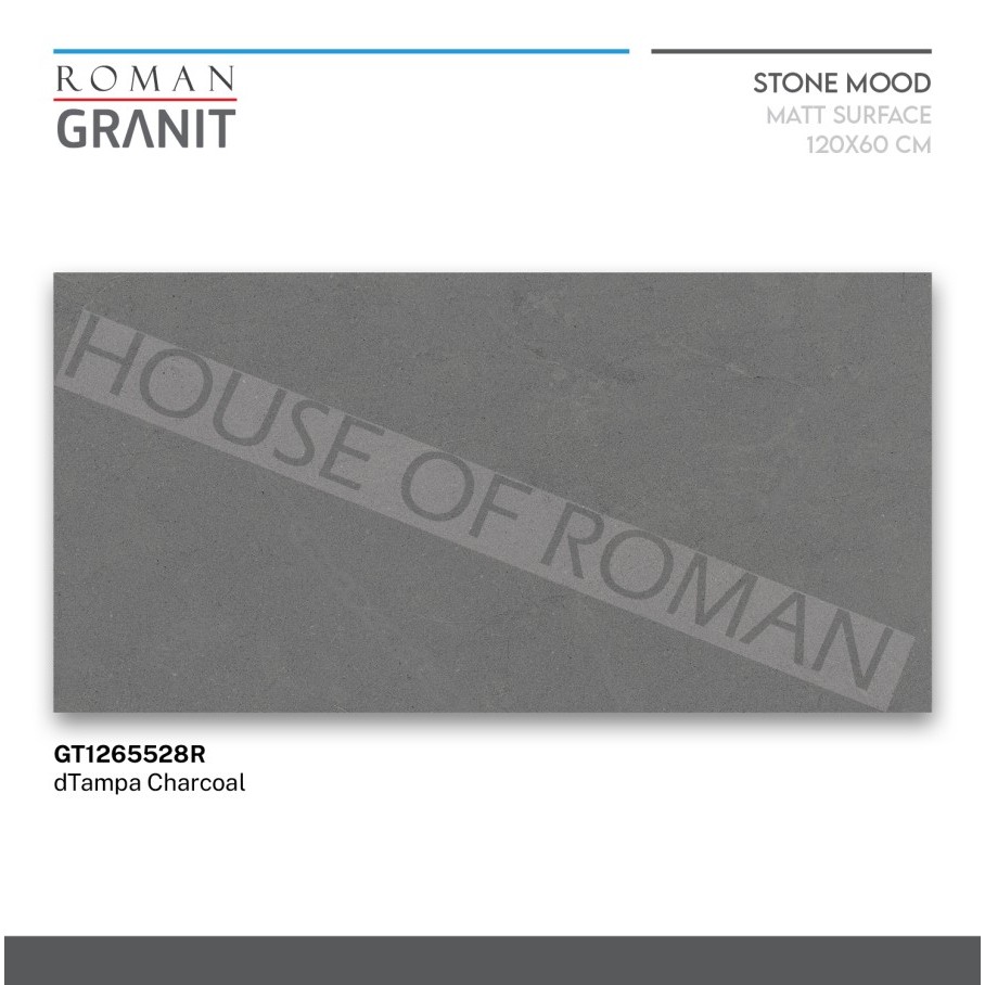 ROMAN GRANIT dTampa Charcoal 120x60 GT1265528R ROMAN GRANIT