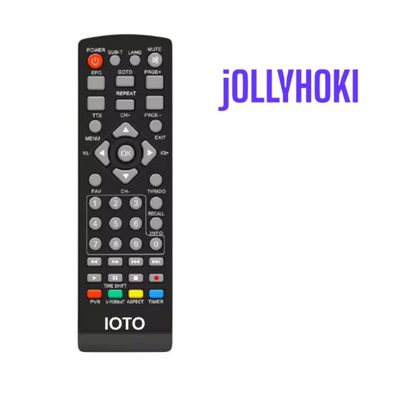 JOLLYHOKI remot remote set top box ioto