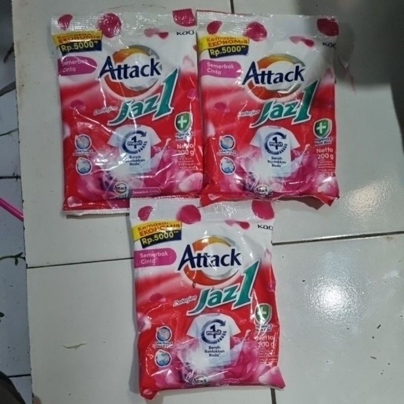 Attack Jaz1 kemasan ekonomis 5000 isi 200gr