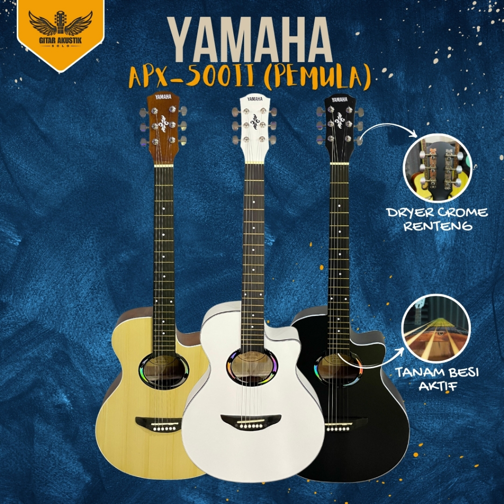 Gitar Yamahha APX Custom Tanam Besi / Gitar Yamaha Pemula