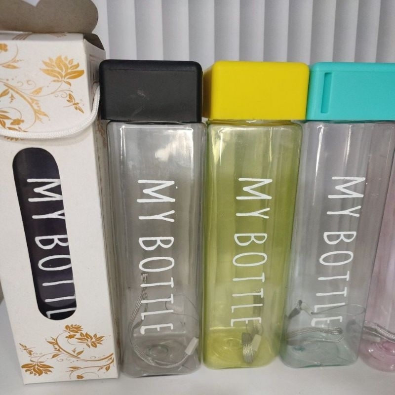 MY BOTTLE KOTAK TEMPAT MINUM 450ML KEMAS BOX SOUVENIR PERNIKAHAN MURAH