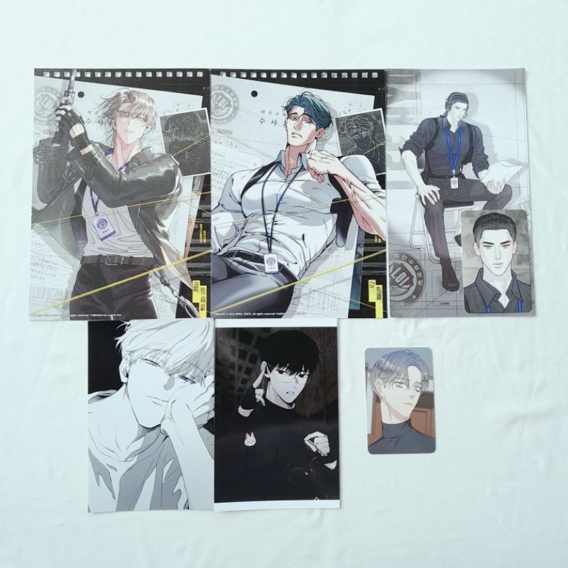 pc photocard postcard potekan kalender pbox manhwa bl lezhin bomtoon mnm miscreants and mayhem pilgy