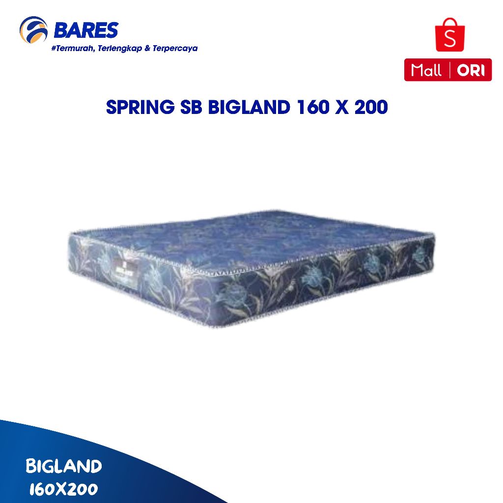 Bigland Spring Ukuran 160 x 200