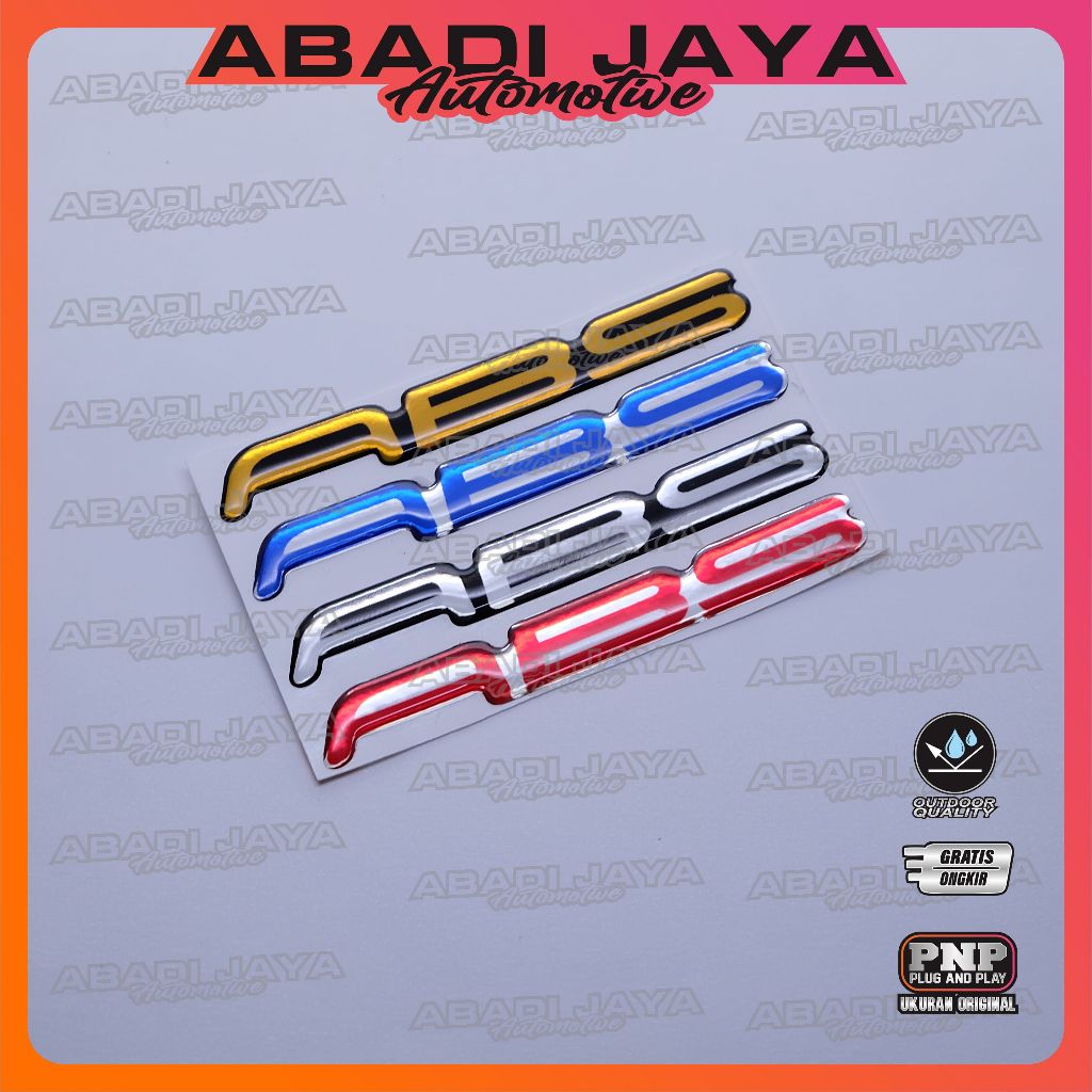 emblem abs yamaha sticker logo abs nmax emblem timbul abs stiker timbul abs stiker logo abs yamaha n