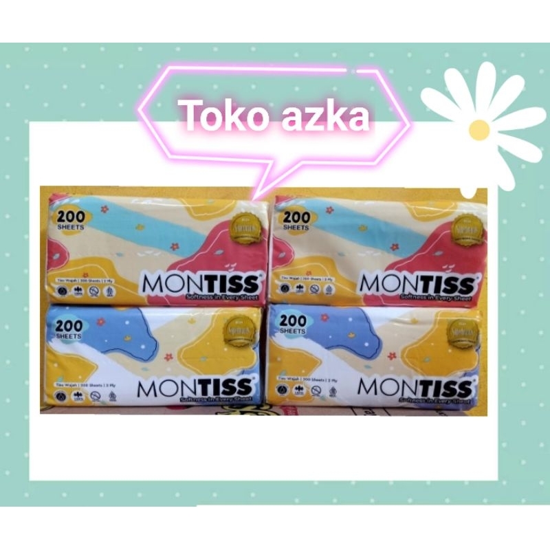 Tisu Montiss 200 sheets