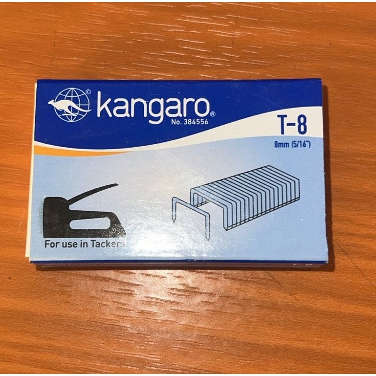 

Isi Staples Tembak T-8 = 8mm (5/16") KANGARO (1 pcs)