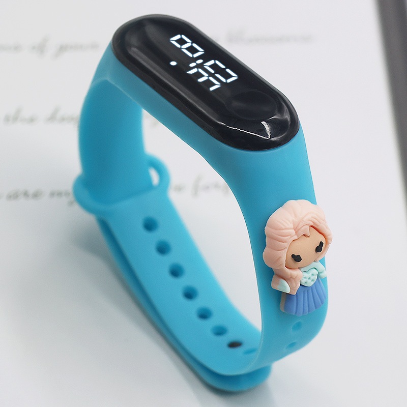 Jam Tangan Anti Air Untuk Anak Perempuan LED Jam Digital Karakter