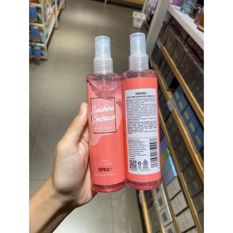Miniso Sunshine Embrace Body Mist 150ml