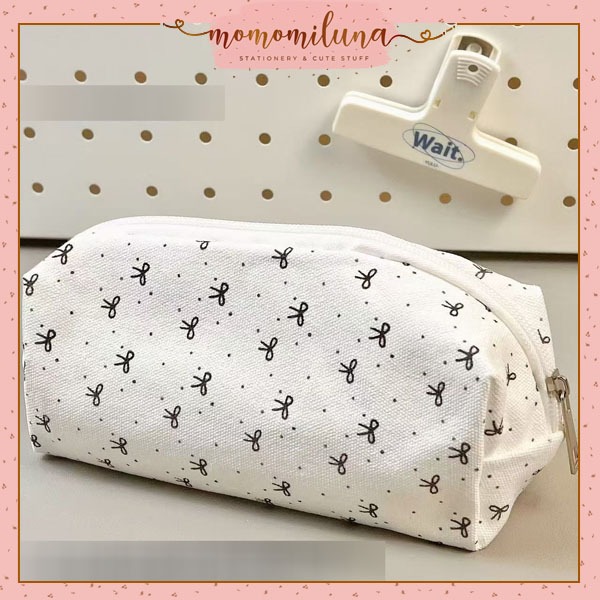 

Kotak pensil tempat pensil sweet bow cute motif pita lucu aesthetic lucu very demure HB1957