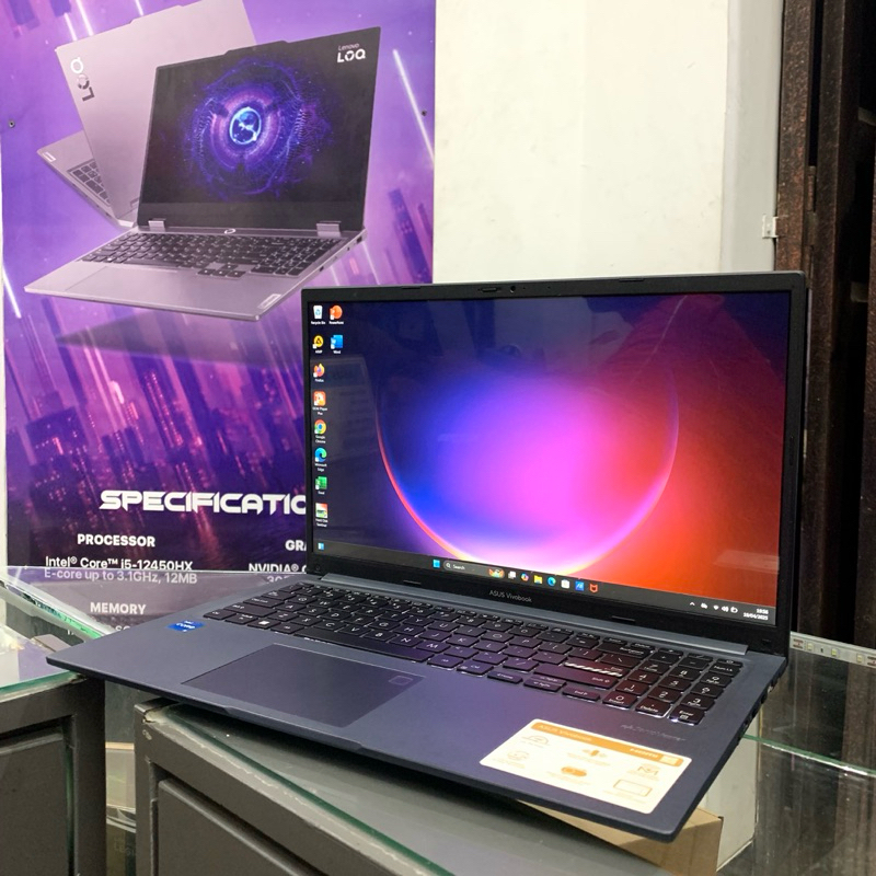 laptop Touchscreen ASUS VIVOBOOK X1502ZA intel i5-1235U RAM 8GB SSD 512GB intel irisXe 15”FHD ips To
