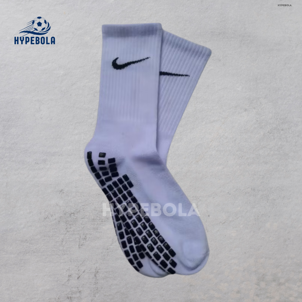 Kaos Kaki Futsal Anti Slip Motif Nike Pendek Sebetis | Kaos Kaki Bola Olahraga Pria Wanita