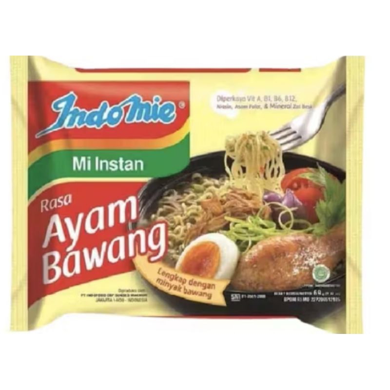 

Indomie Mie Instan rasa Ayam bawang 5 × 69 g