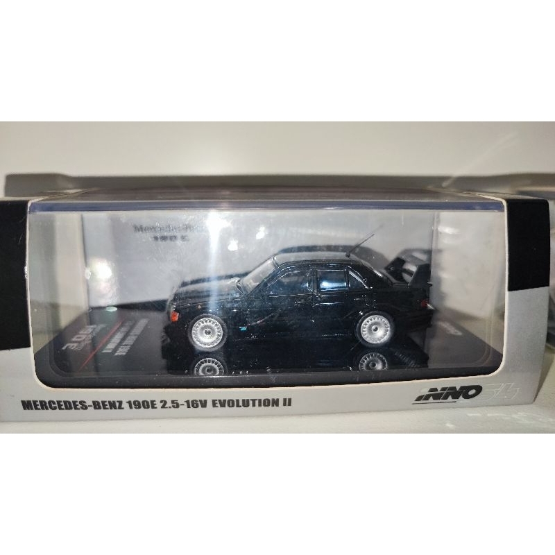 Inno64 Mercedes Benz AMG 190E 2.5-16 EVO II METALLIC BLACK