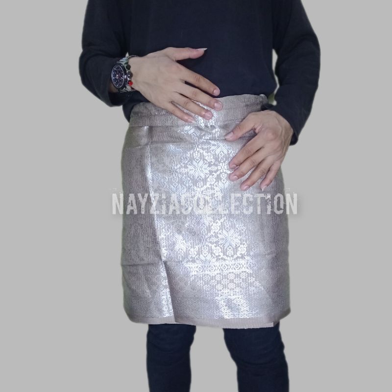 Kain Beskap Palembang / Beskap Lilit Pria Melayu / Kain Beskap Siapakai